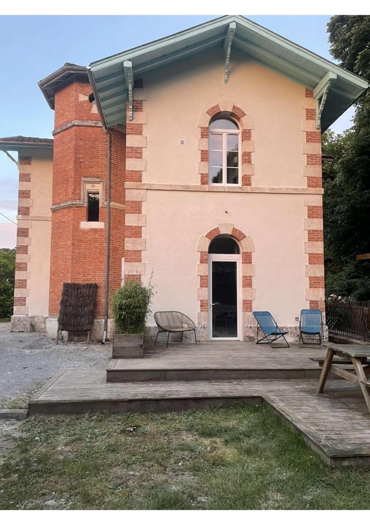 La Demeure Landaise Villa Linxe Esterno foto